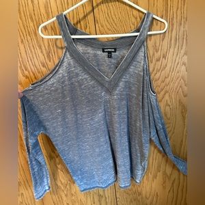 Express cut out shoulder top